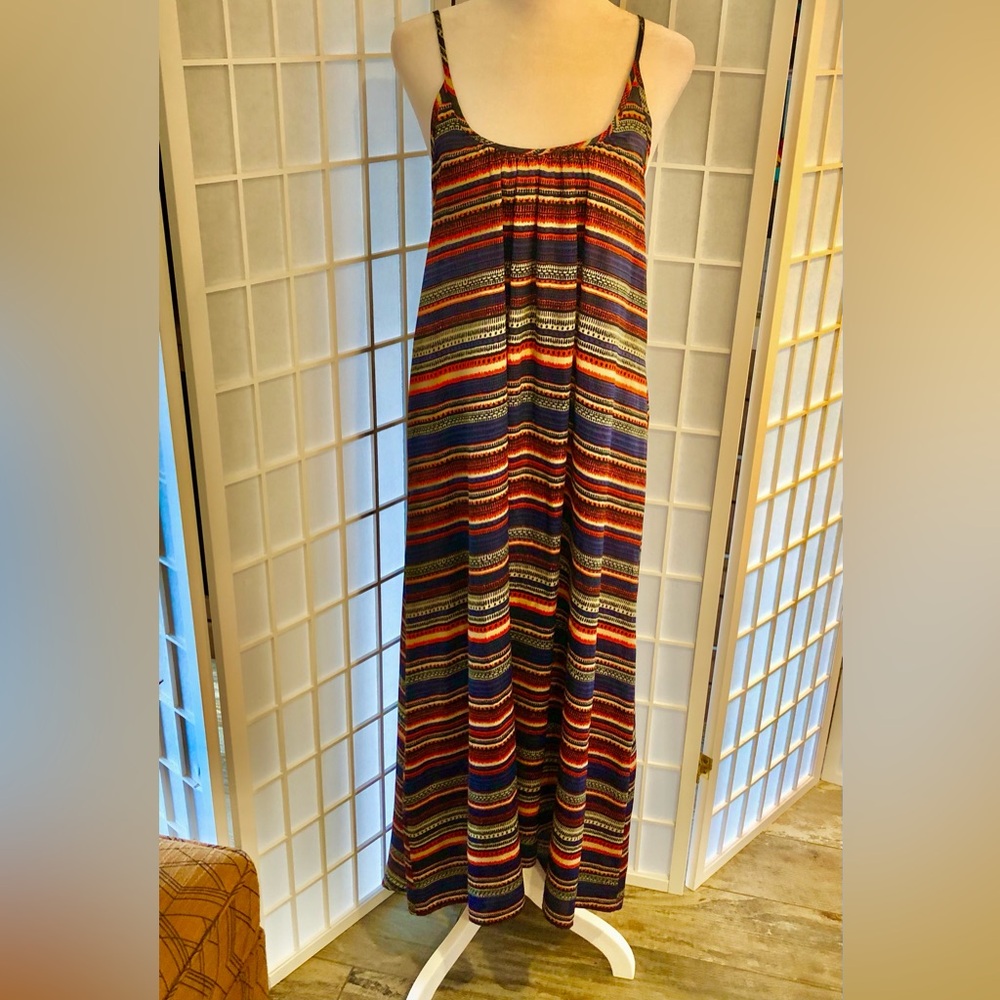 TYSA 100 % silk sexy dress. Longer in back. Adjustable straps. Gorgeous colors.